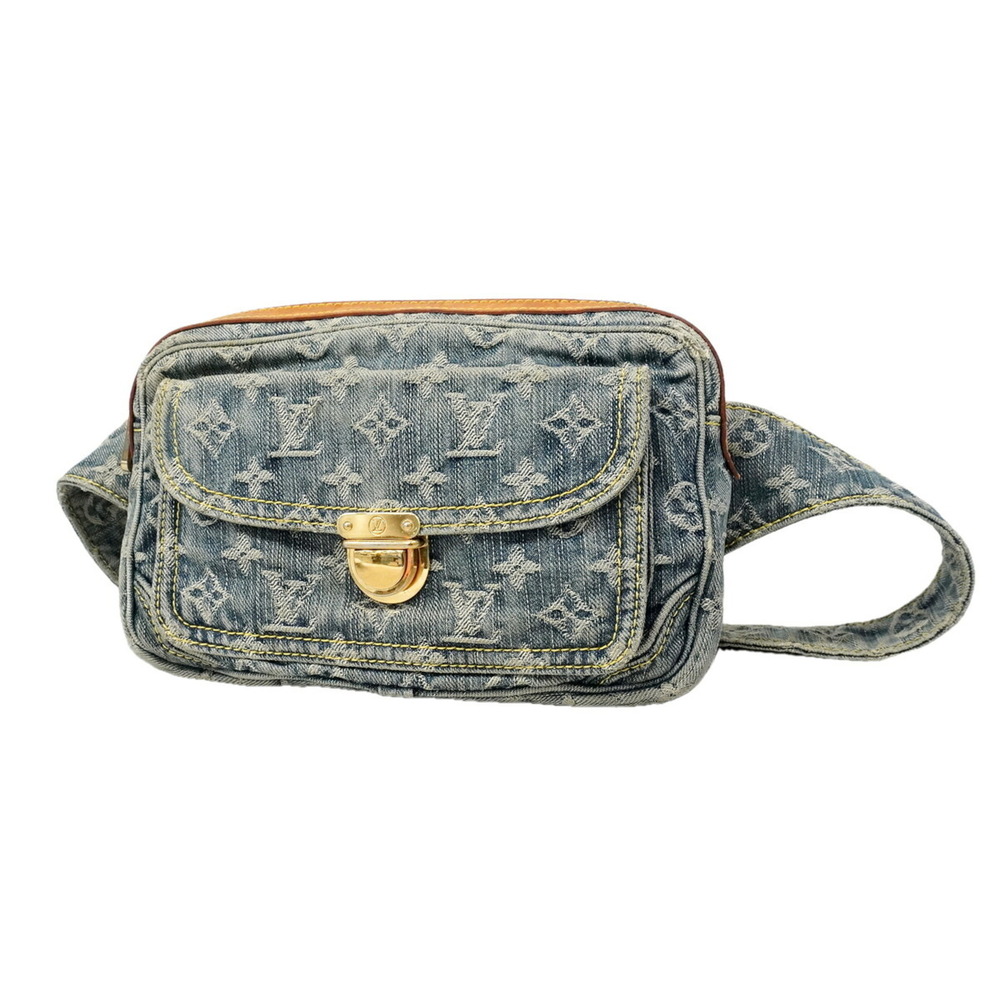 Louis Vuitton Monogram Denim Bum Bag M95347 Blue (Women's)